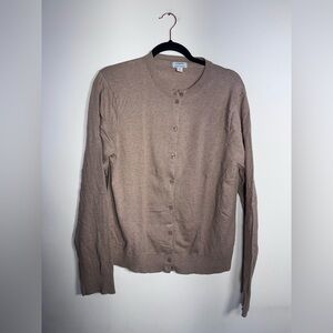 J. Crew Women's Brown Cardigan Sweater